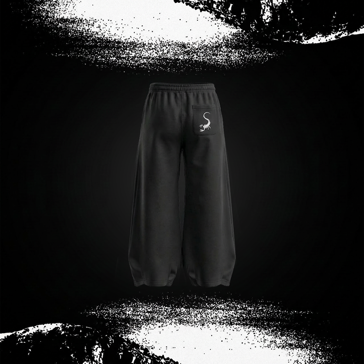 Black basic pants