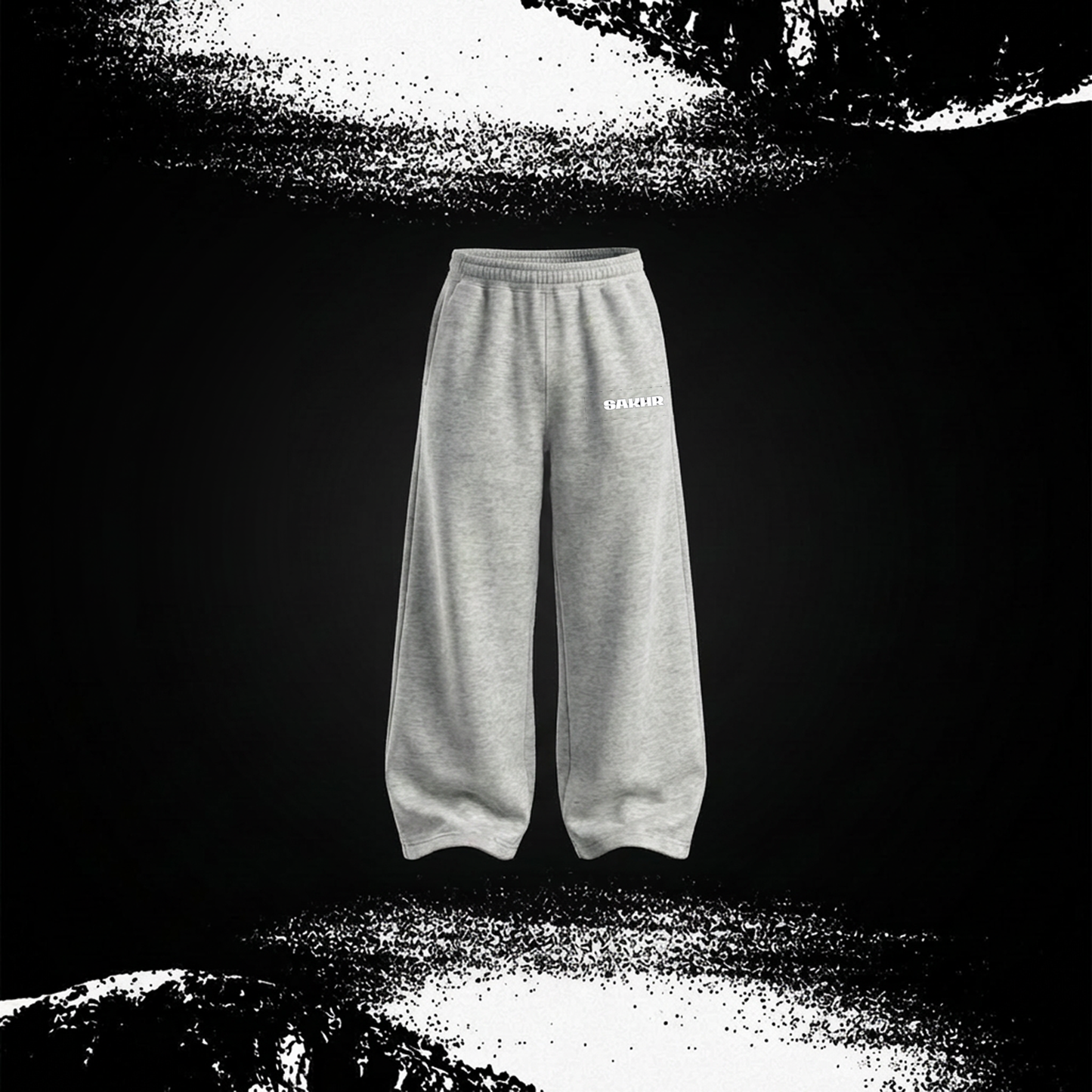 Gray basic pants